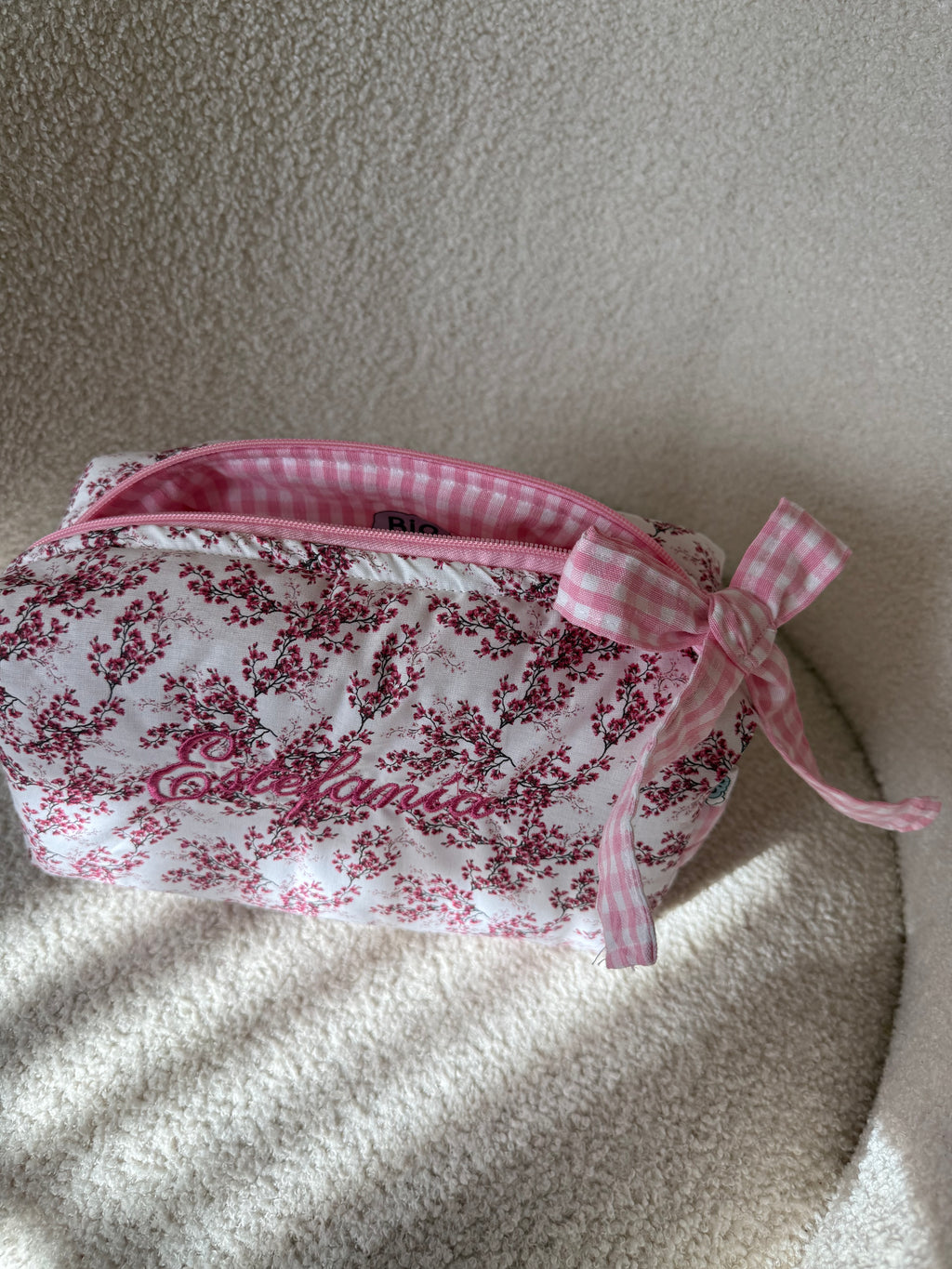 Neceser bordado Estefanía